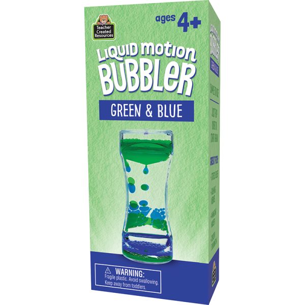 Green & Blue Liquid Motion Bubbler