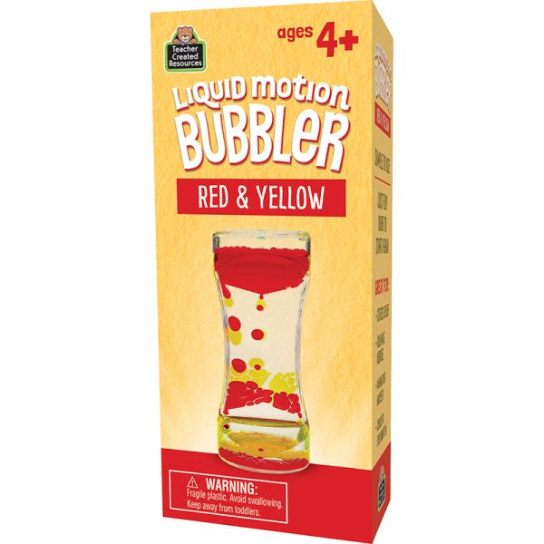 Red & Yellow Liquid Motion Bubbler