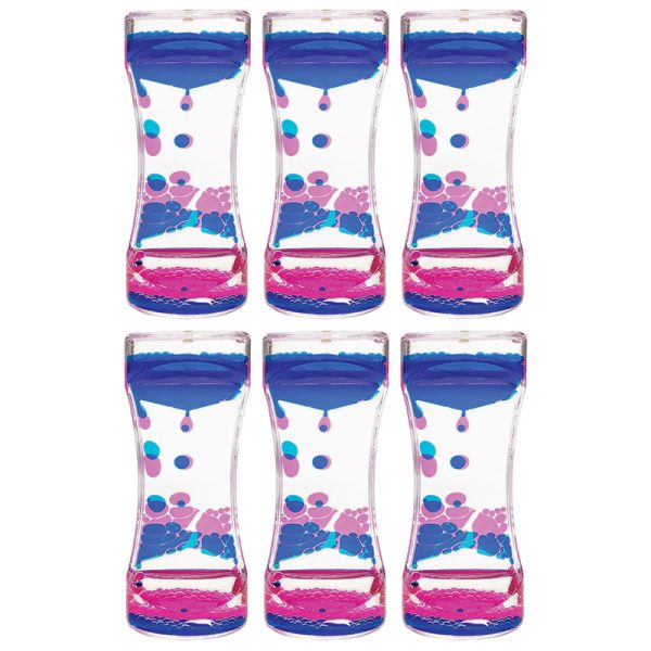 Blue & Pink Liquid Motion Bubbler, Pack of 6