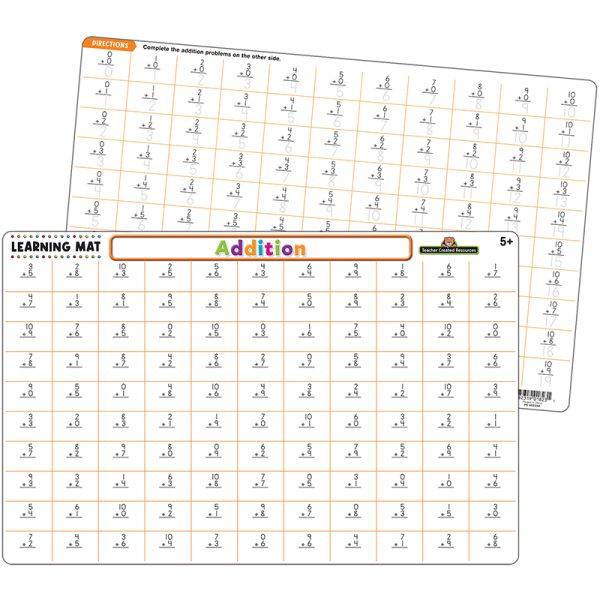 Addition Learning Mat