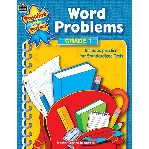 Practice Makes Perfect: Word Problems, 2nd Edition, Grade 1