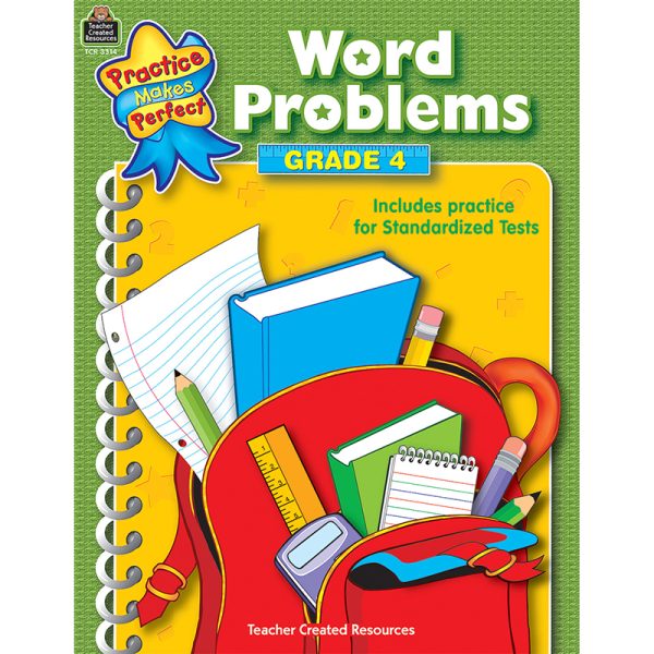 Practice Makes Perfect: Word Problems, 2nd Edition, Grade 4