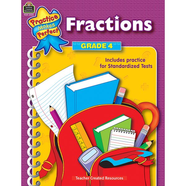 Practice Makes Perfect: Fractions, 2nd Edition, Grade 4