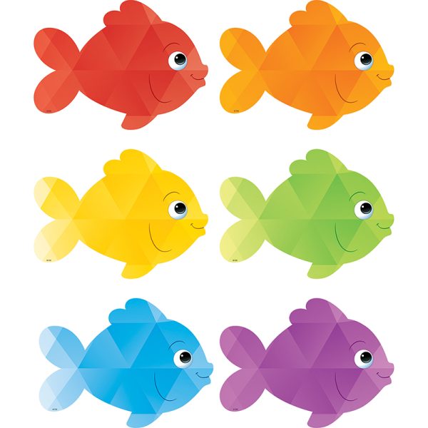 Colorful Fish Accents, Pack of 30