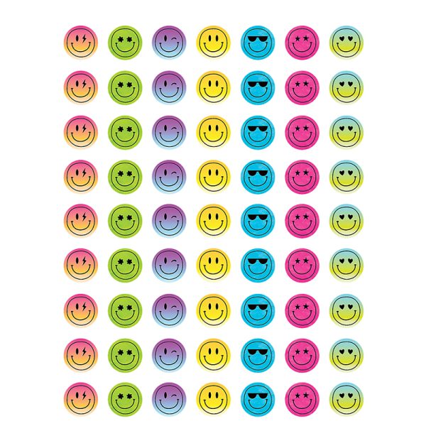 Brights 4Ever Smiley Faces Mini Stickers