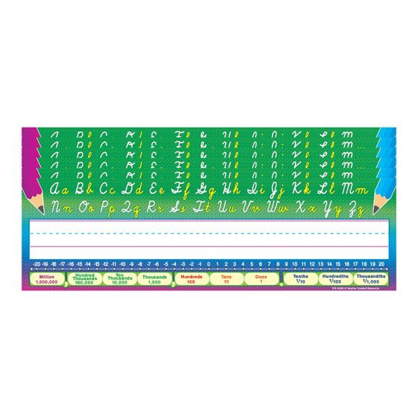 Cursive Writing Name Plates, 36 Per Pack, 6 Packs