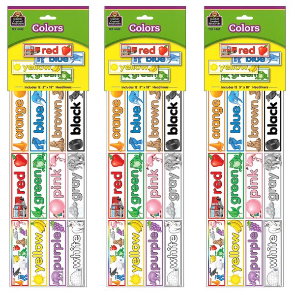 Colors Headliners, 12 Per Pack, 3 Packs