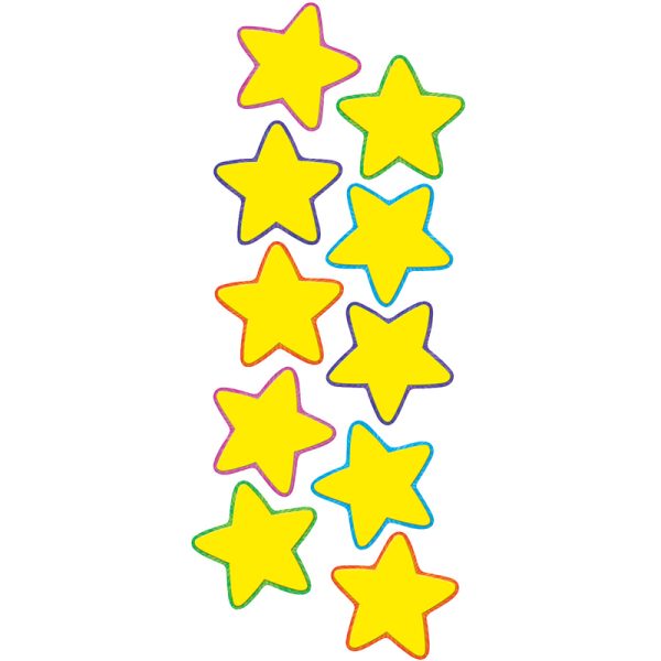 Yellow Stars Accents, Pack of 30