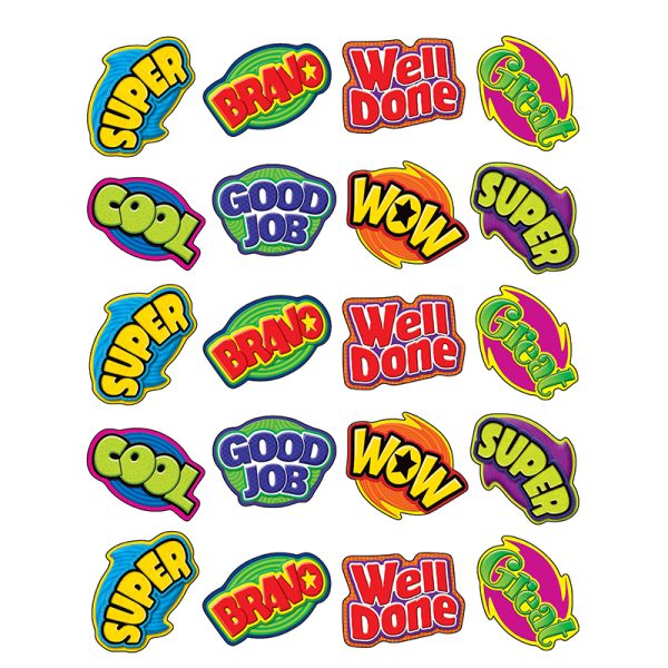 Positive Words Stickers, Pack of 120