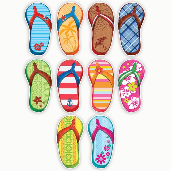 Flip Flops Accents, Pack of 30