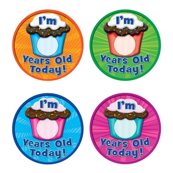 I Am __ Years Old Today WearEm Badges