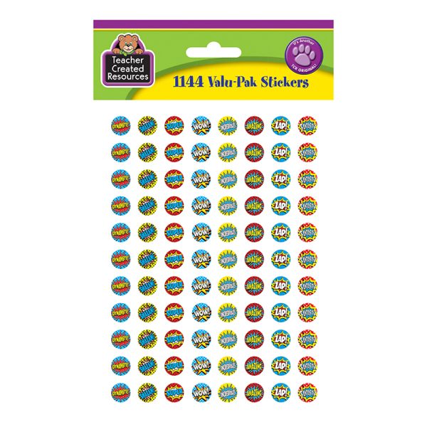 Superhero Mini Stickers Valu-Pak, Pack of 1144