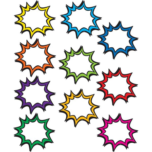 Superhero Burst Accents, Pack of 30