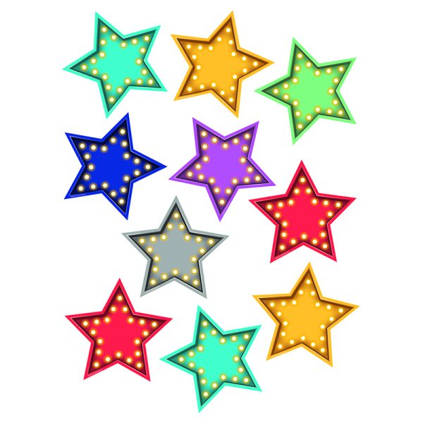 Marquee Stars Accents, Pack of 30