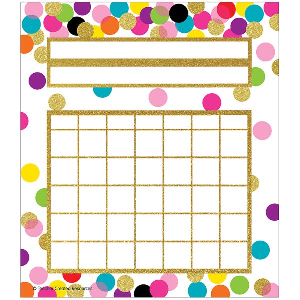 Confetti Incentive Charts, 36 Per Pack