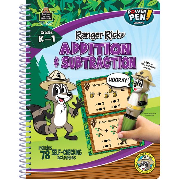 Ranger Rick® Power Pen® Learning Book: Addition & Subtraction