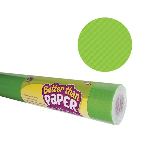 Better Than Paper® Bulletin Board Roll, 4' x 12', Lime, 4 Rolls