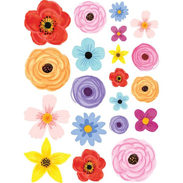 Wildflowers Accents - Assorted Sizes, Pack of 60