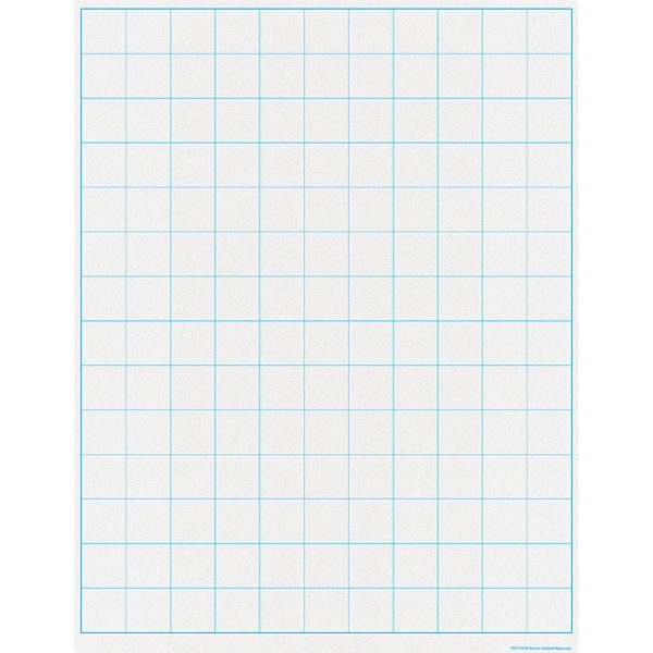 Graphing Grid 1-1/2 Inch Squares Write-on/Wipe-off Chart