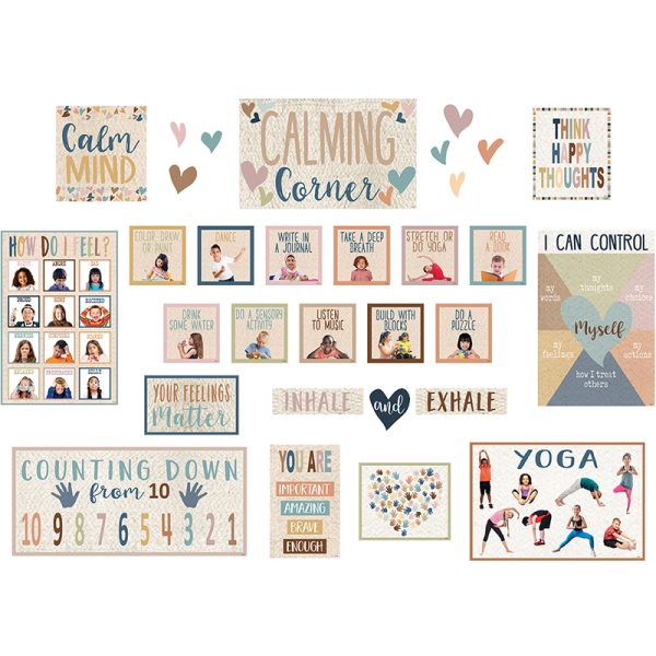 Everyone is Welcome Calming Corner Bulletin Board Set