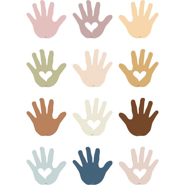 Everyone is Welcome Helping Hands Mini Accents, Pack of 36