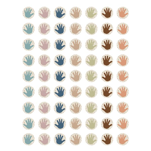 Everyone is Welcome Helping Hands Mini Stickers, Pack of 378