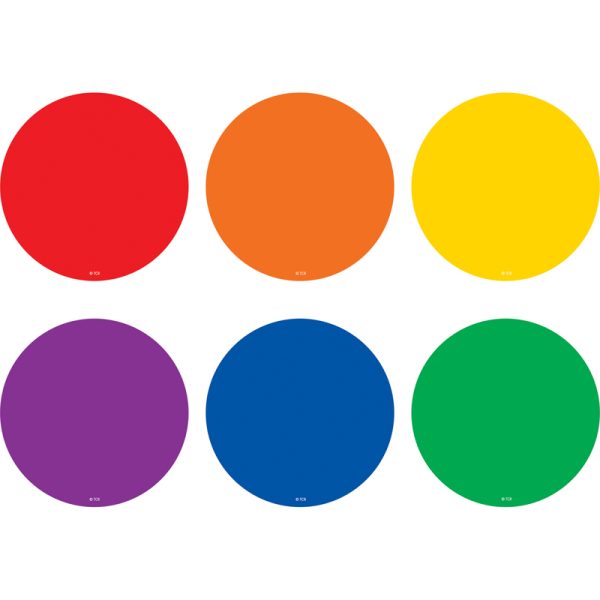 Spot On® Colorful Circles Carpet Markers