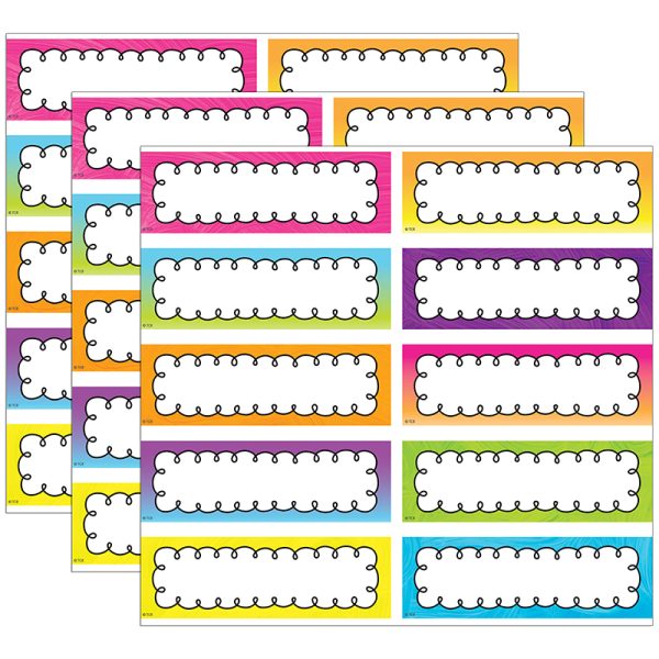 Brights 4Ever Labels Magnetic Accents, 20 Per Pack, 3 Packs