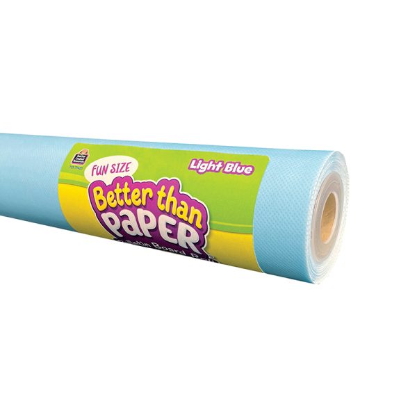 Fun Size Better Than Paper® Bulletin Board Roll, 18" x 12', Light Blue