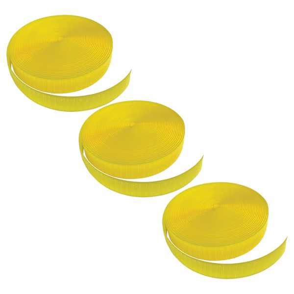 Spot On Yellow Carpet Marker Strip, 25 Feet, Pack of 3