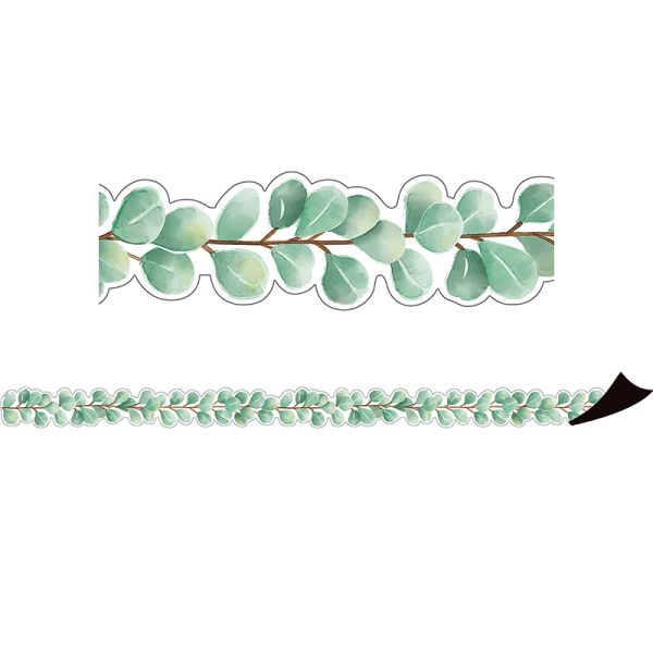 Eucalyptus Die-Cut Magnetic Border, 24 Feet