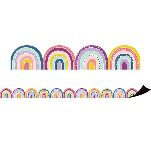 Oh Happy Day Rainbows Magnetic Border, 24 Feet