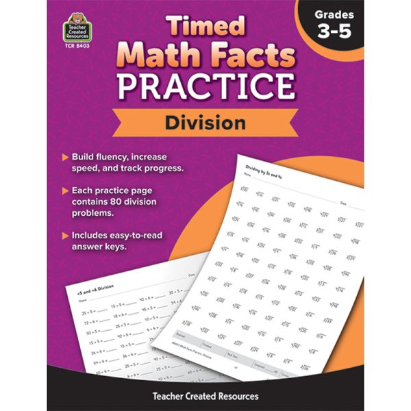 Timed Math Facts Practice: Division