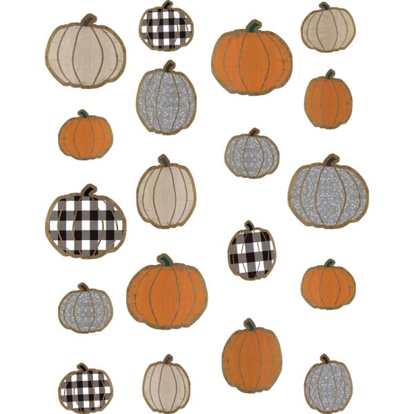 Home Sweet Classroom Pumpkins Accents, Assorted Sizes, Pack of 57