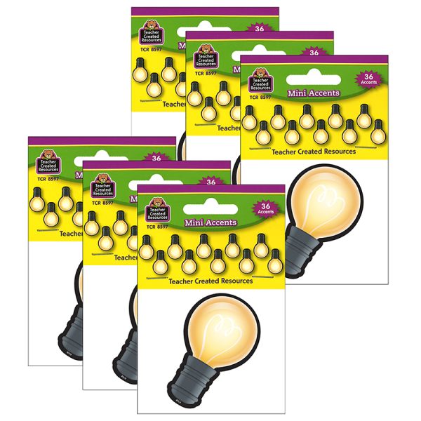 White Light Bulbs Mini Accents, 36 Per Pack, 6 Packs