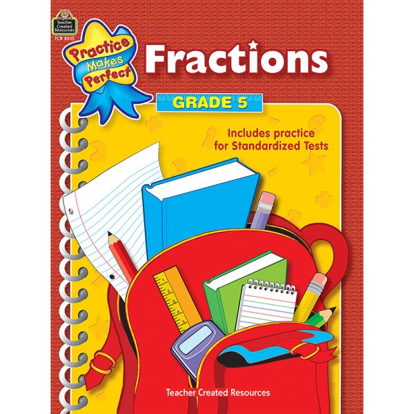 Practice Makes Perfect: Fractions, 2nd Edition, Grade 5