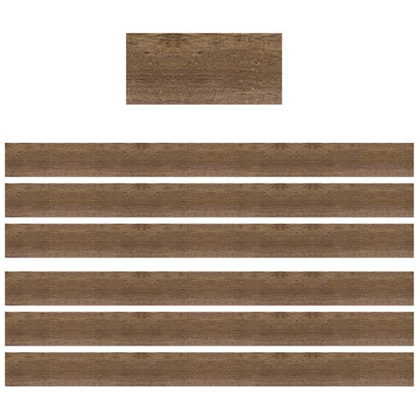 Home Sweet Classroom Wood Design Straight Border Trim, 35 Feet Per Pack, 6 Packs