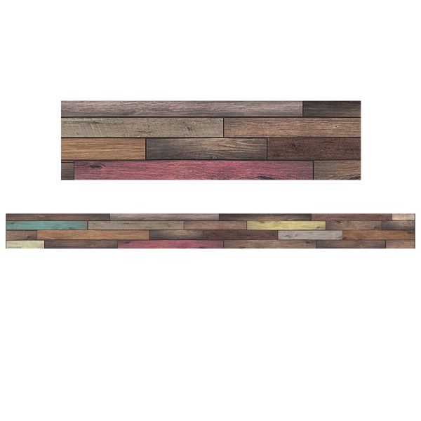 Reclaimed Wood Design Straight Rolled Border Trim, 50 Feet