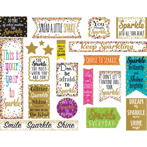 Confetti Sparkle and Shine Mini Bulletin Board Set