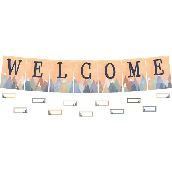 Moving Mountains Welcome Bulletin Board Set