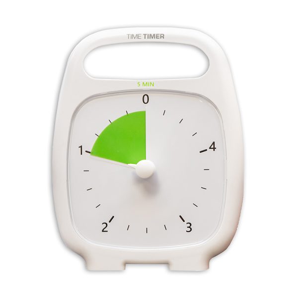 PLUS® 5 Minute Timer, White