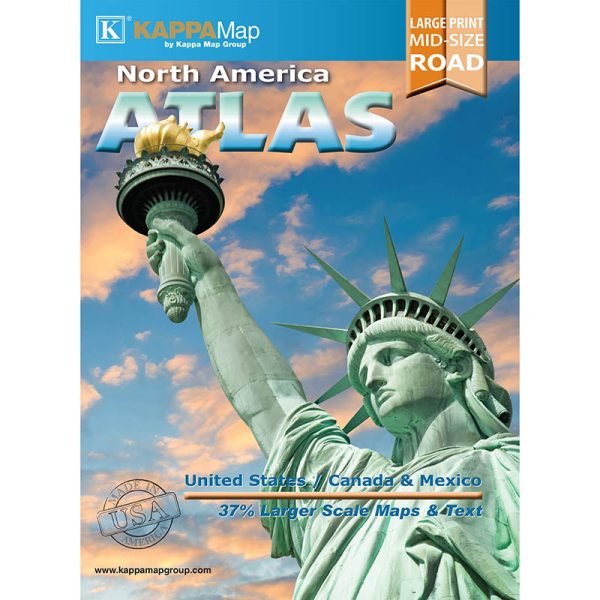 2022 North America Mid-Size Road Atlas