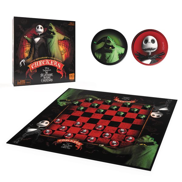 Checkers: Disney Tim Burton The Nightmare Before Christmas